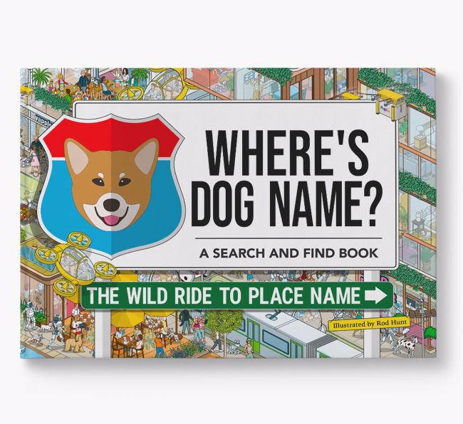 Personalized Dog Book - Where's Your Dog - Wild Ride